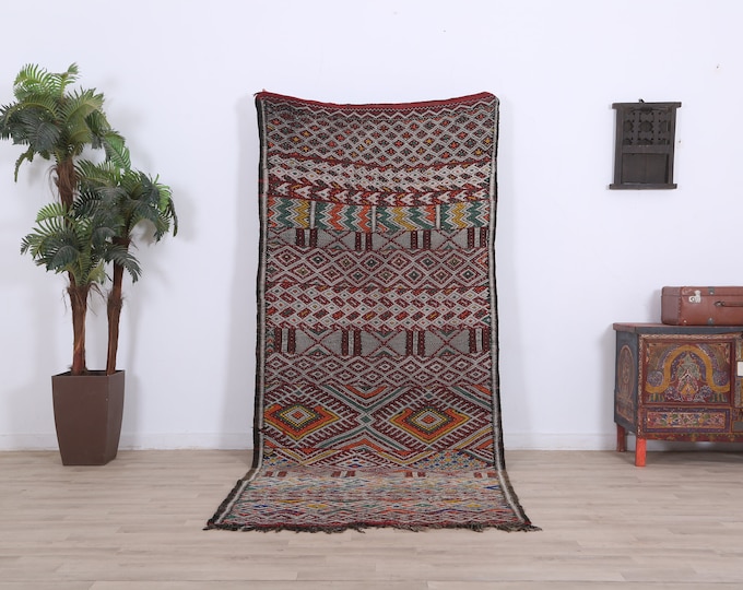 Fabulous Kilim Rug,Genuine wool rug,Beautiful handmade rug,Wonderful kilim rug,Area rug, 9FT x 4ft