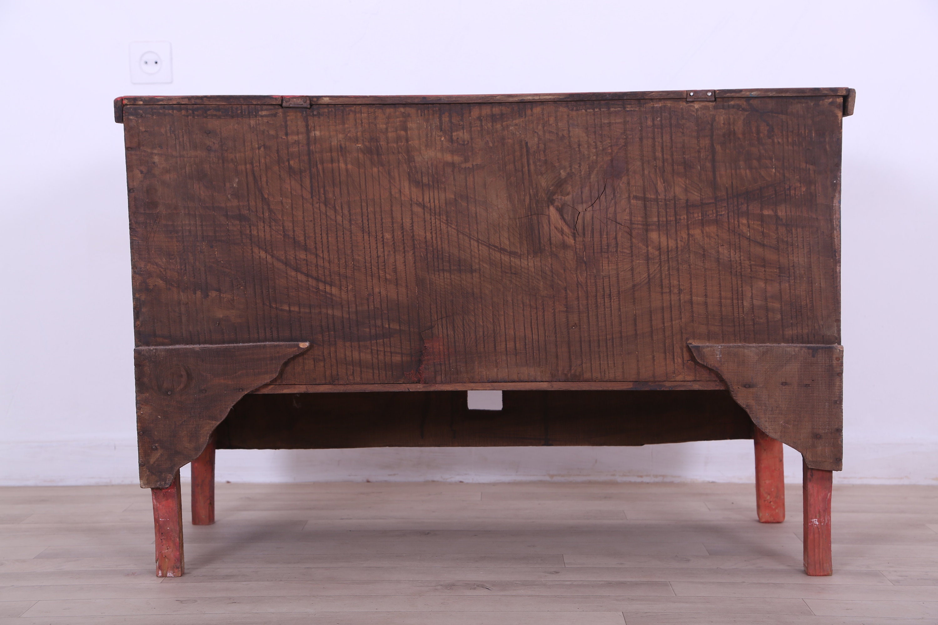 Vintage Wood Box,rustic Wooden Trunk,berber Design Wooden