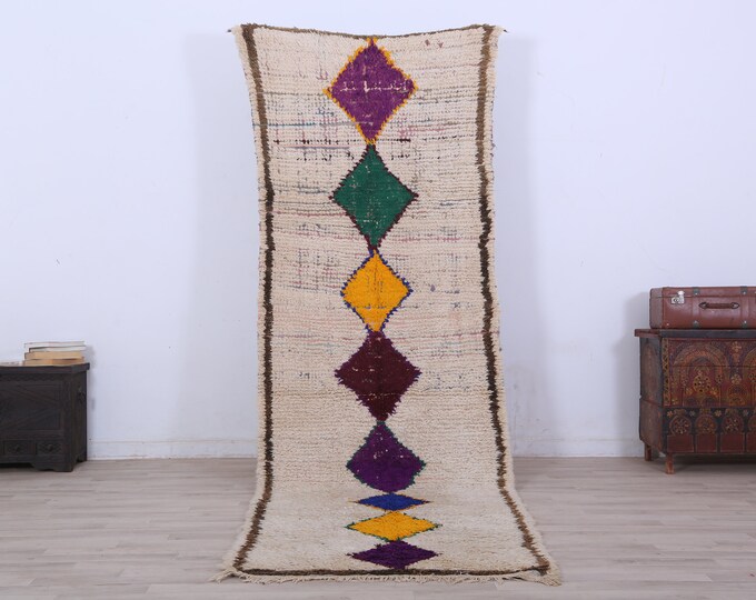 Moroccan Fine Rug,Boho rug,Area Rug,Colorful Rug,living room rug 10.5x3.4 FEET