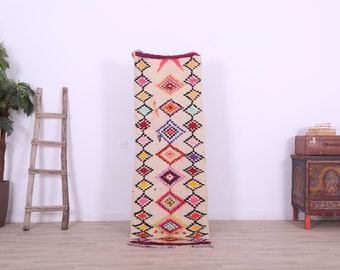 Tribal rug,Colorful Rug,Entryway Rug,Vintage Rug-Handmade Rug,Decorative Rug,6.1x1.9FT