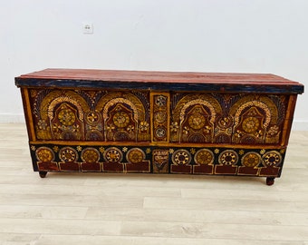 gift jewelry presentation box Amazing Wooden Box Vintage large trunk berber box chest storage wooden trunk 51 in W x 13'7" in D x 21'6" in H/Free gift wrapping