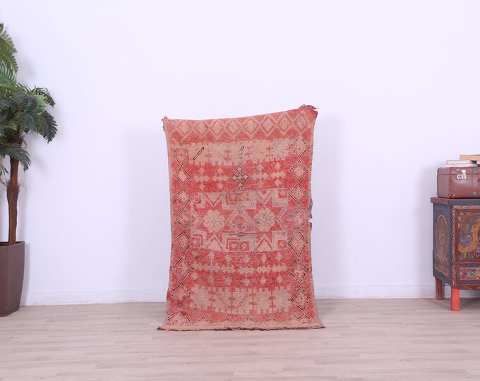 Vintage Rug-Handmade Rug,Decorative Rug,Area Rug,Livingroom Rug 4.5x2.8 FT