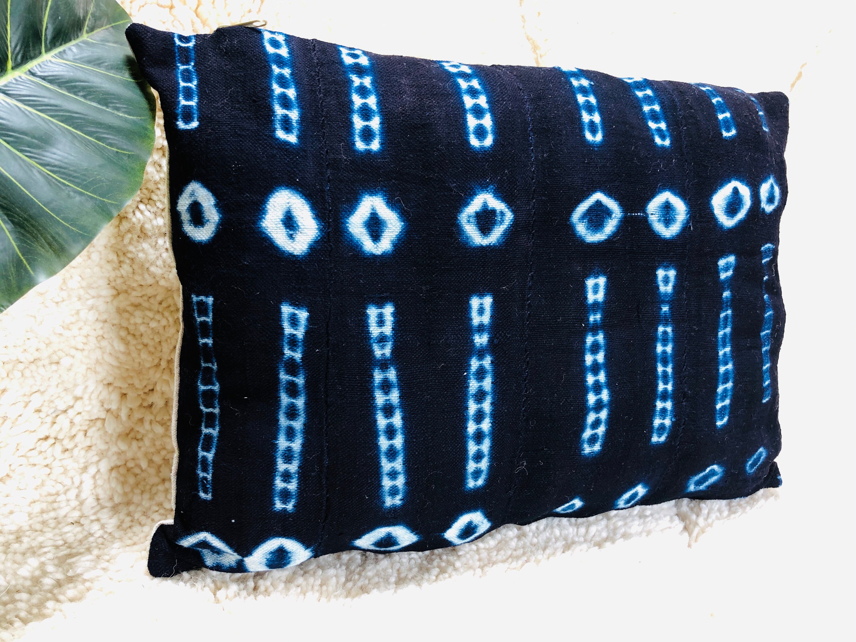 Touareg Bleu Indigo Cushion, Pillow, Moroccan Pillow Covers , 40% Off Pillow Decorative For Bed, Rug