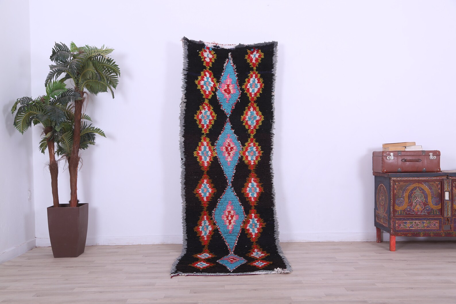Black Vintage Art Rug, Modern Rug ,floor Rug, Offce Rug, Colorful Rug,7 ...