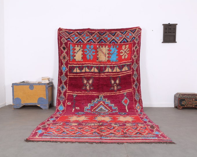 Moroccan area rug,Berber design rug,colorful carpet,wonderful rug 12.5 FT x 6 FT