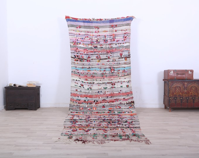 Tribal kilim rug, wool kilim rug, decorative kilim rug, art deco kilim rug, 10.7x4FT