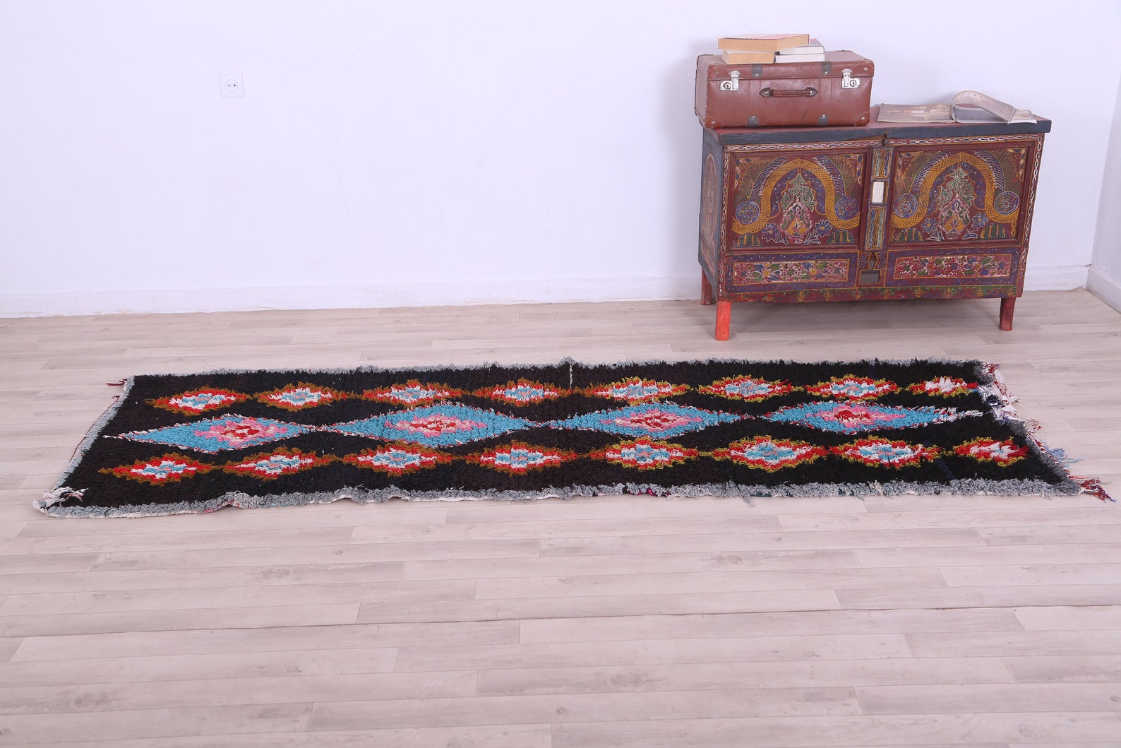Black Vintage Art Rug, Modern Rug ,floor Rug, Offce Rug, Colorful Rug,7 ...