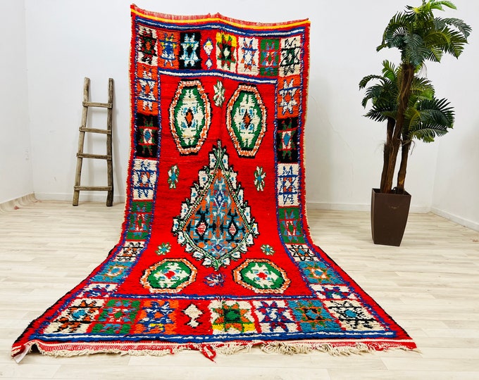 Moroccan Large Rug,Berber Wool Rug,Area Rug,living room rugs11.6x5.1FT