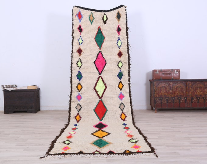 Moroccan Fine Rug,Boho rug,Area Rug,Colorful Rug,living room rug 10.7 x3.5 FEET