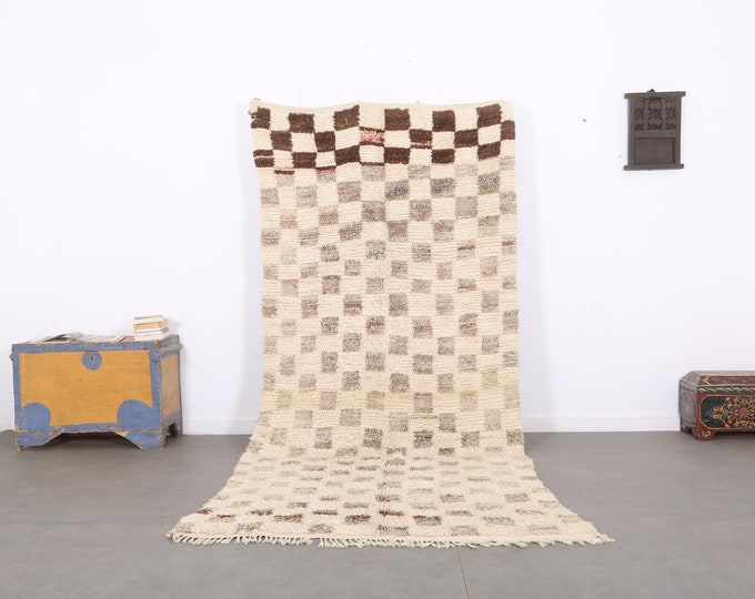 Checkered boujaad,Moroccan Teppich Rug,Wool Rug,Area Rug,Authentic Rug,bohemian rug, amazing rug 10.8ft x 4.5ft