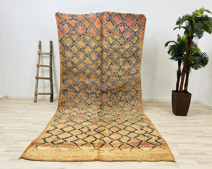Vintage Moroccan rug Handmade Berber Rug Aea Rug 11.5 x 5.5 FEET/Freeshipping