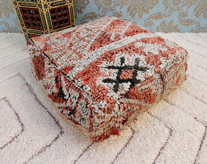 Amazing colorful floor cushions berber poufs stool covers ottoman  24" 24" 8" Inches