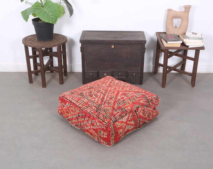 Amazing ottoman stool chair hand woven pouf seat cushion knot pouffe 24"24"8"freeshipping