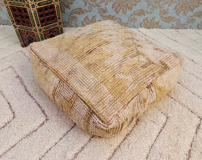 Amazing colorful floor cushions berber poufs stool covers ottoman  24" 24" 8" Inches