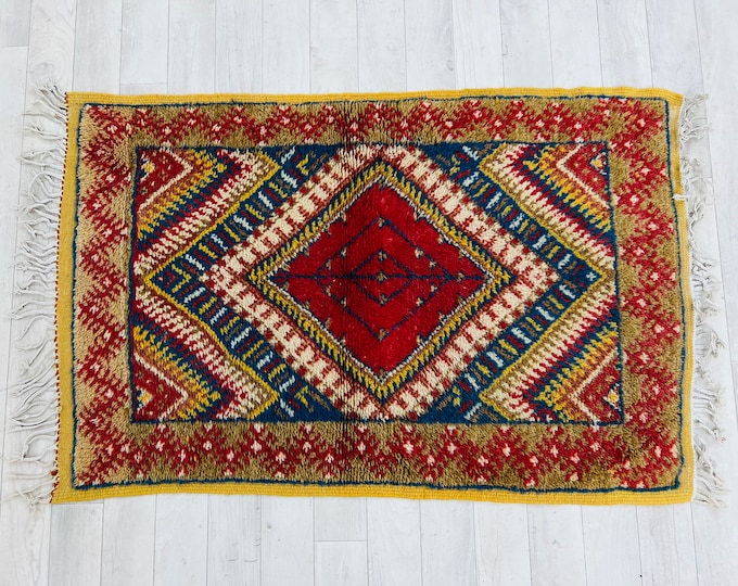 LUXURY RUG Amazing rug Bathroom Rug Handmade Rug Berber Style Rug 3.3 x 2.1 FEET
