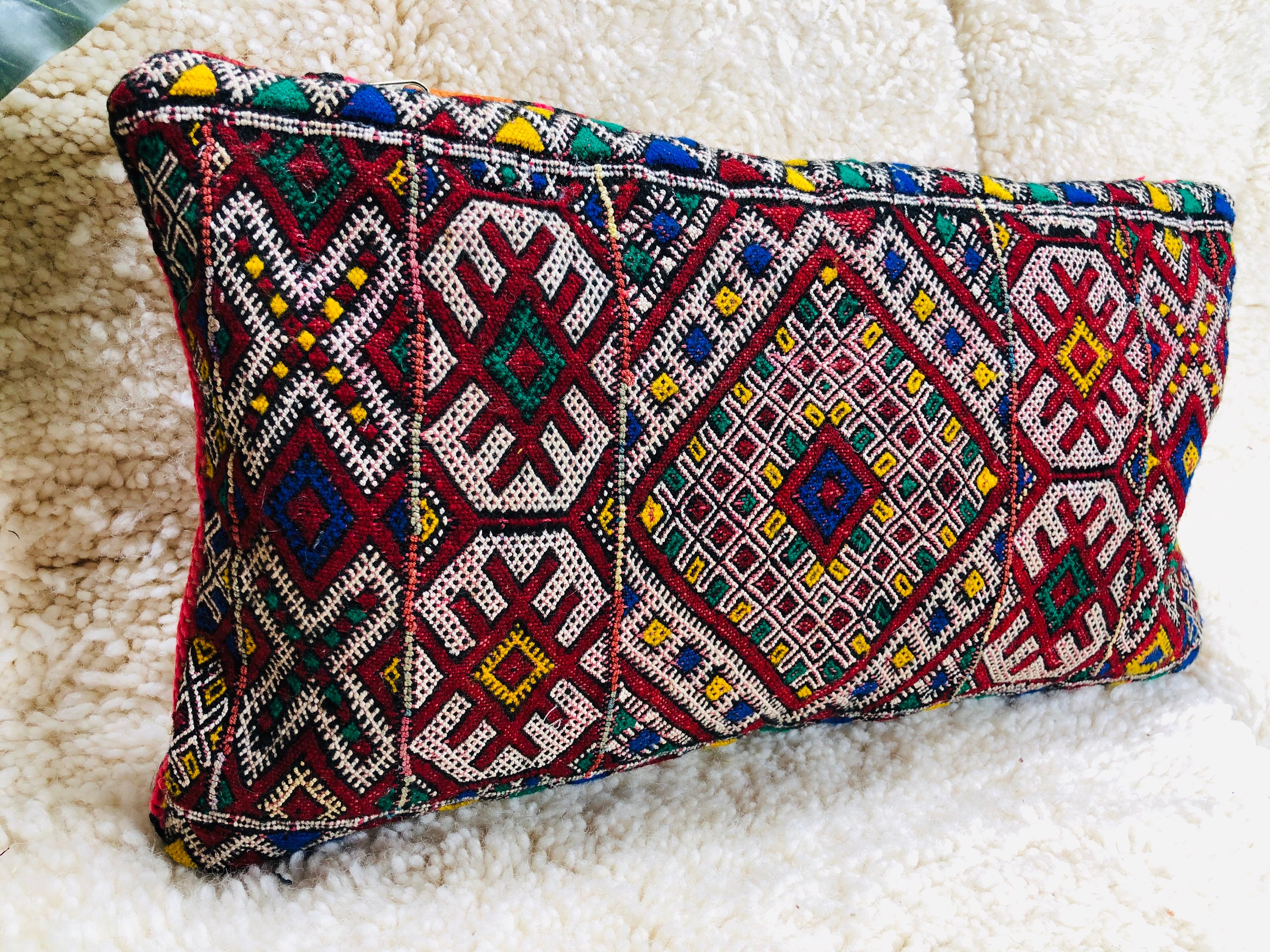Vintage Berber Cushion, Pillow, Moroccan Pillow Covers , 40% Off Pillow Decorative For Bed, Kilim, P