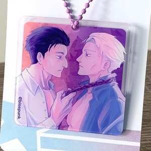 Print Keychain Charm Higunana Nanahigu BL boys love