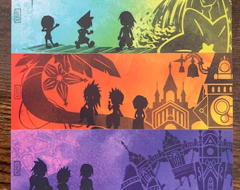 Bookmarks Kingdom Hearts Sora Riku Kairi Roxas Axel Xion Ventus Terra Aqua Destiny Islands Twilight Town Departure Land