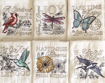 Nature’s Medley Creations Tea Towel Set