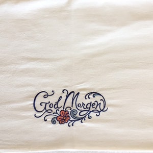 Dutch Goedemorgen Or Norwegian God Morgen or Swedish God Morgon Flour Sack Towels image 6