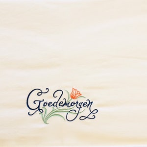 Dutch Goedemorgen Or Norwegian God Morgen or Swedish God Morgon Flour Sack Towels image 5