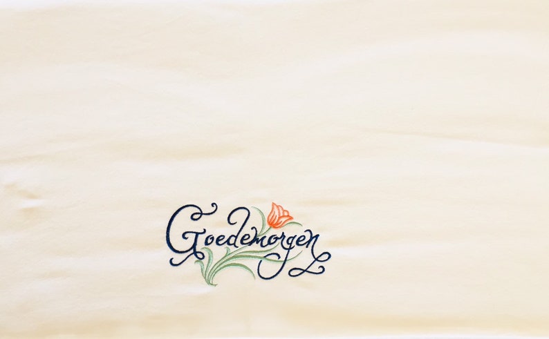 Dutch Goedemorgen Or Norwegian God Morgen or Swedish God Morgon Flour Sack Towels image 5