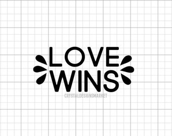 Download Love Wins Svg Etsy