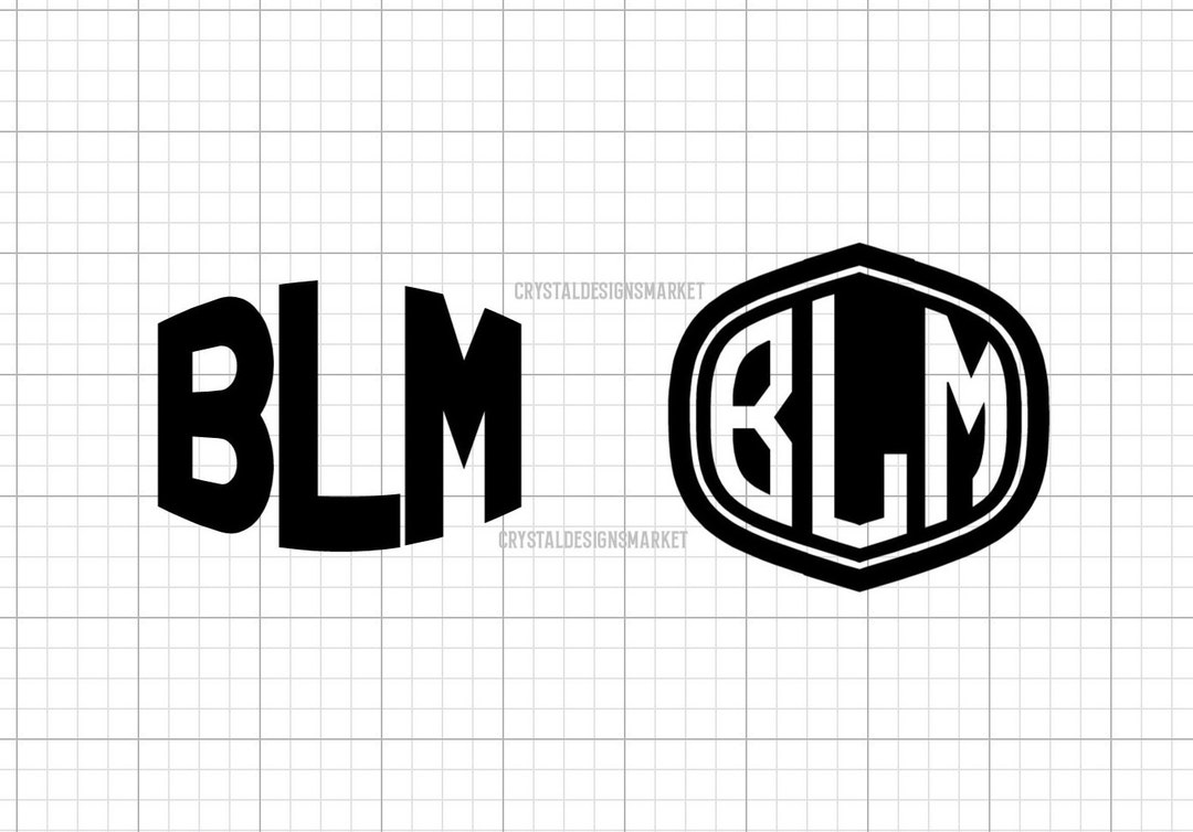 Black Lives Matter Monogram SVG Files - Etsy