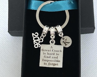 Regalo de agradecimiento para entrenadores, entrenadores de fútbol, entrenadores de rugby, entrenadores de natación, regalo para entrenadores de atletismo 2026, regalo para entrenadores de boxeo, regalo inicial personalizado