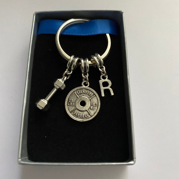 Gym Gift Weight Dumbbell Keyring Gym Keyring Body Builder Gym Gift Sport Fitness Keyring