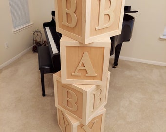 Oversized baby store blocks