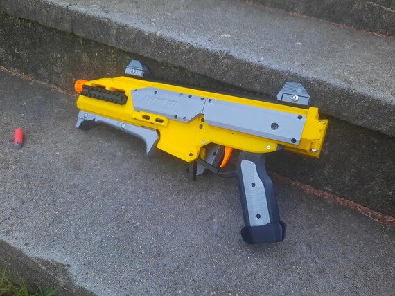 nerf m-cab evo flywheel blaster half dart