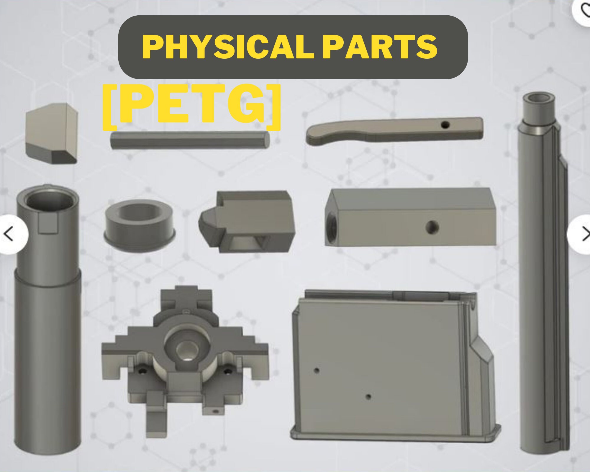 Nerf Centurion Elite Pusher Breech Kit [PETG]