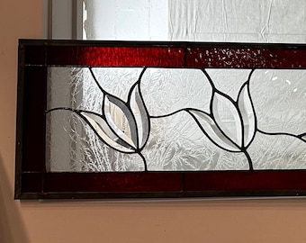 Flower Stained glass window