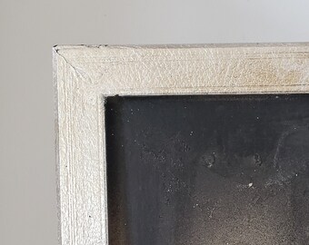 Antique Silver Leaf Picture Frame with a Contemporary Finish for a 9" x 7" photo