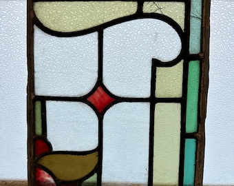 Victorian stained glass window
