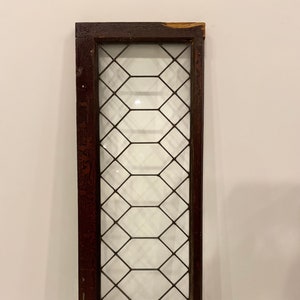 Antique Leaded Glass Transom Window