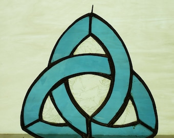 Antique Stain Glass Suncatcher