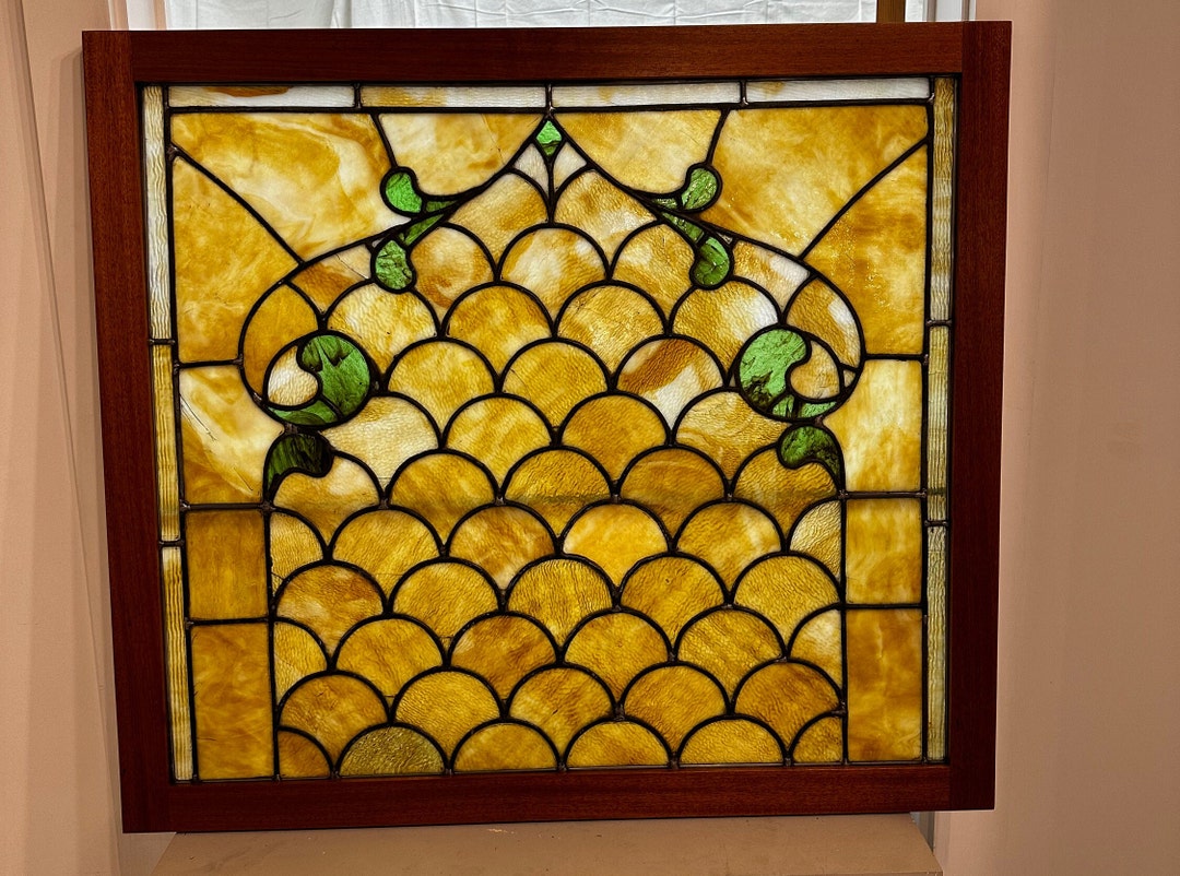Arts and Crafts Window Made in the 1890s - Etsy