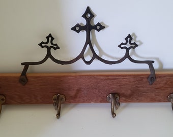 4 hook coat rack