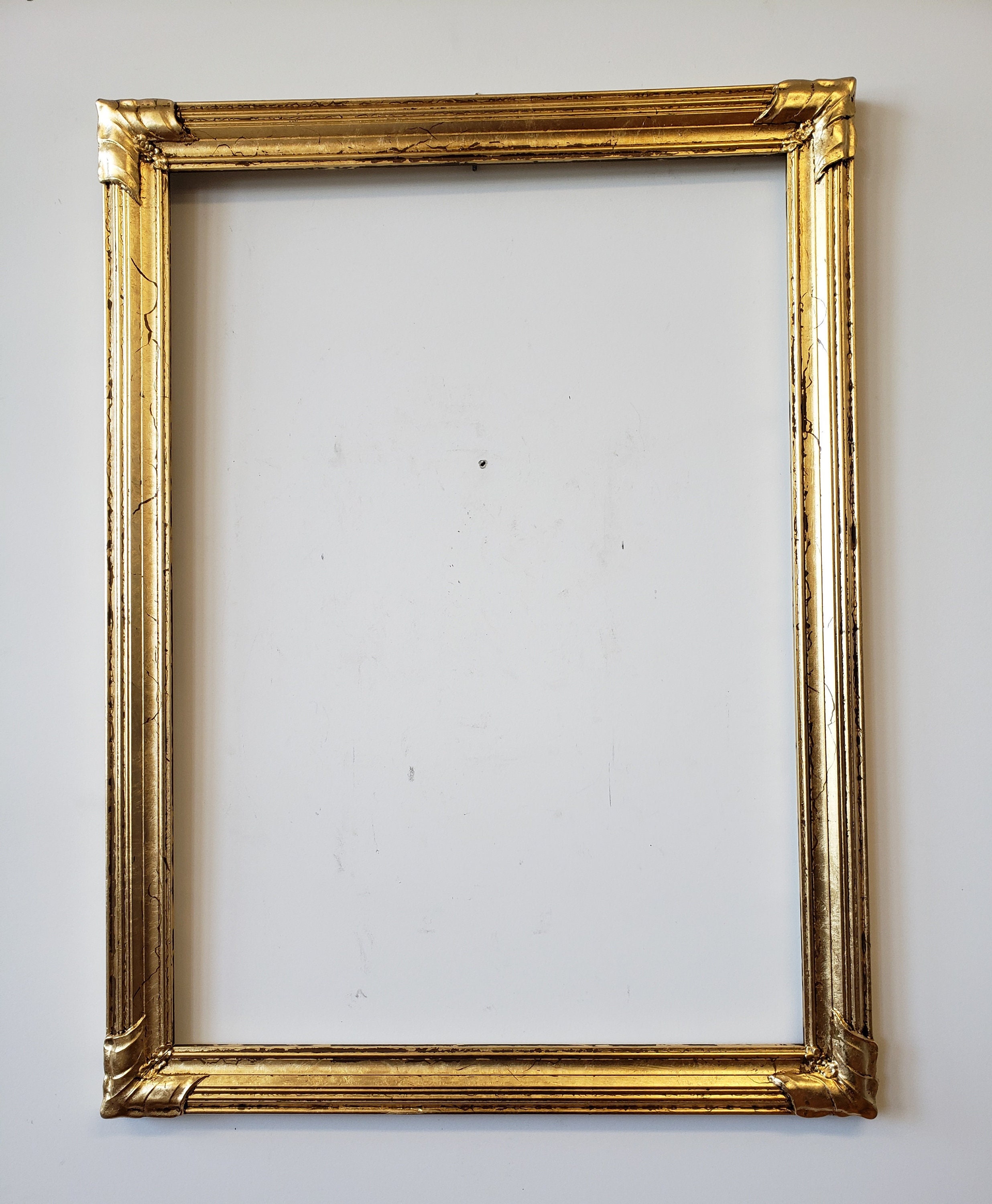 Antique Gold Leaf Picture Frame for a 28 1/8 X 20 Etsy UK