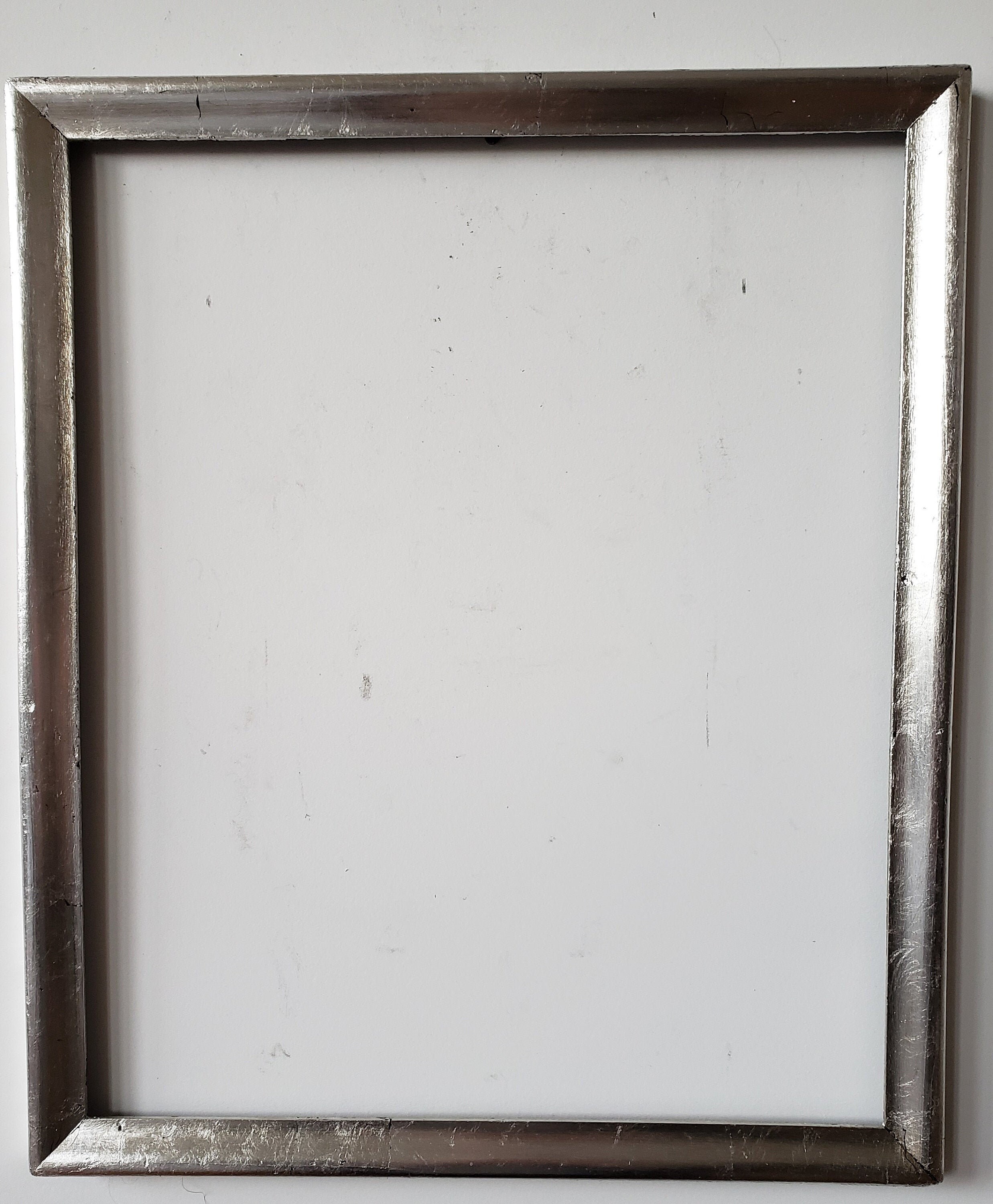 Antique Silver leaf picture frame for a 18 x 15 picture