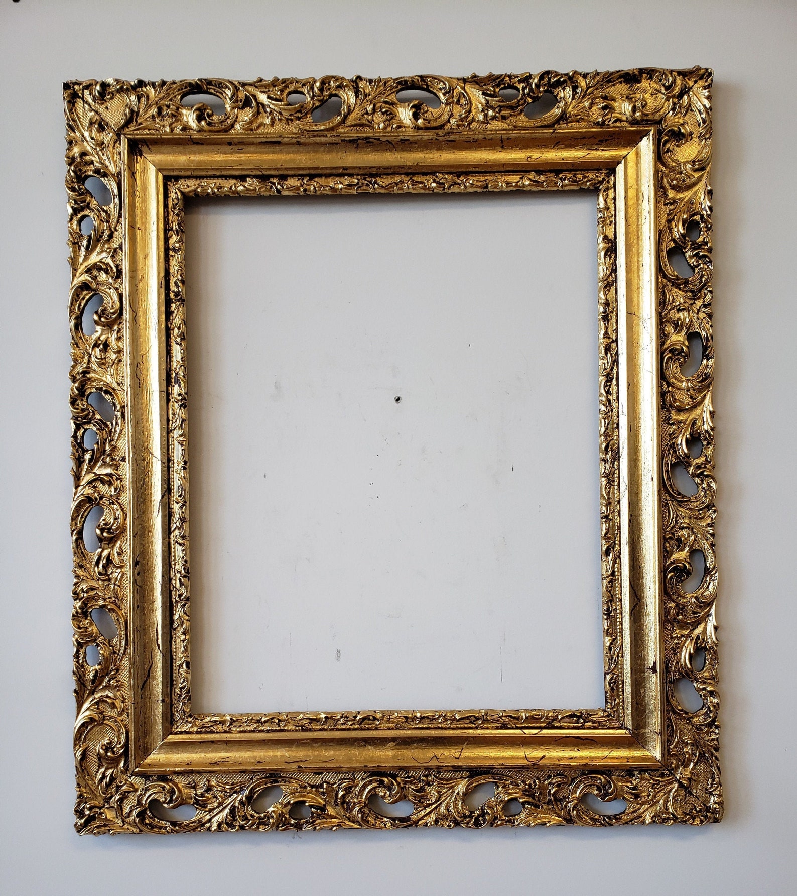 Antique Gold Leaf Picture Frame for a 20 1/8 X 16 Etsy