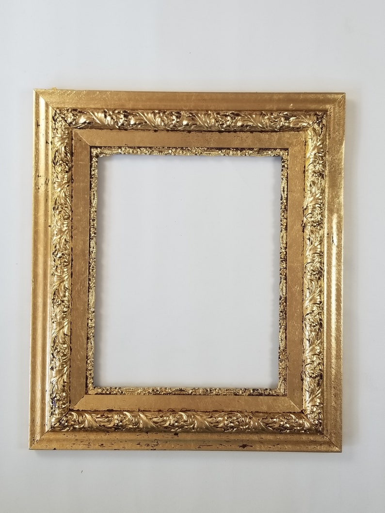 Antique Gold Leaf Picture Frame for a 16 3/8 X 20 Etsy New Zealand
