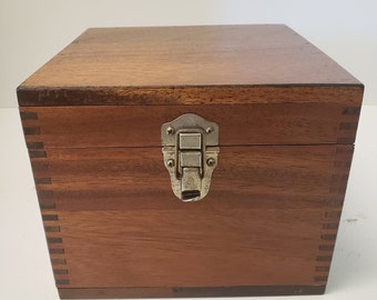 ANTIQUE MAHOGANY BOX