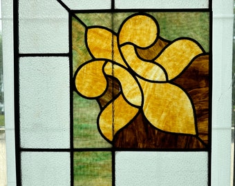 Abstract Stain Glass Panel