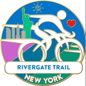 Rivergate Trail Commemorative Bike Trail Pin