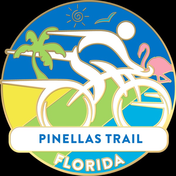 Pinellas Trail Commemorative Bike Trail Pin