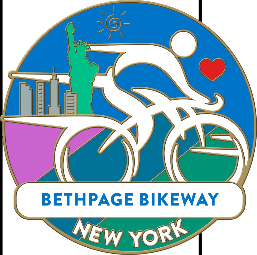 Bethpage Bikeway Commemorative Bike Trail Pin Etsy