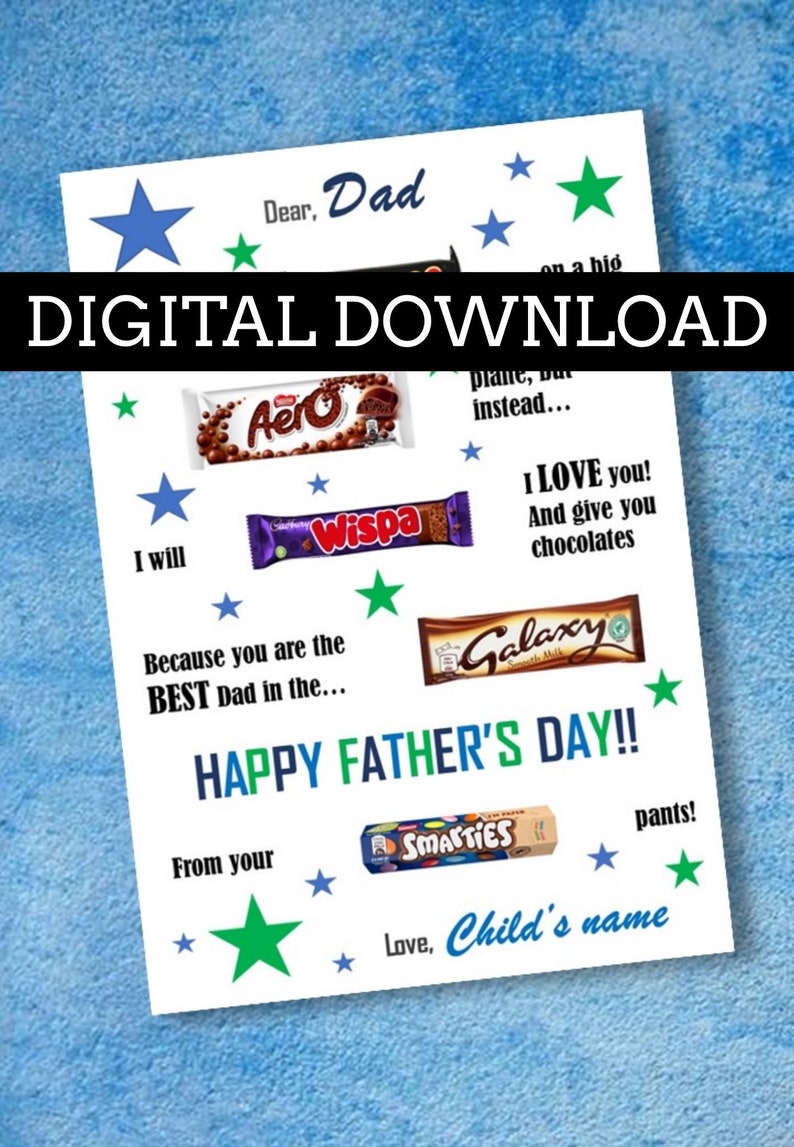 DIGITAL Download Personalised FATHER